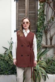 nicole yelek kahve 3