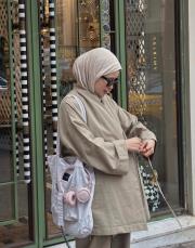 yan bağlamalı kimono takım haki 2