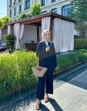 yan bağlamalı kimono takım siyah 3