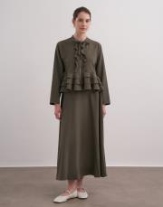 luna fırfırlı takım haki