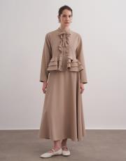 luna fırfırlı takım bej