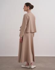 luna fırfırlı takım bej 3