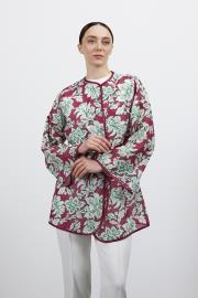 desenli keten kimono bordo 2