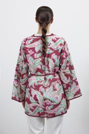 desenli keten kimono bordo 4