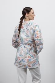 desenli keten kimono ekru 4