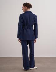 elena fermuar detaylı ceket lacivert 3