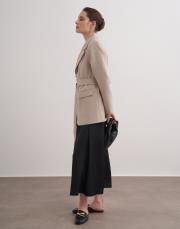 elena fermuar detaylı ceket bej 2