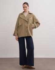 maureen kısa trenç mint