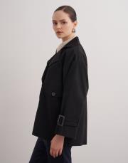 maureen kısa trenç siyah 2