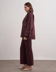 maureen kısa trenç bordo 2