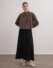 lexi crop gömlek haki 2