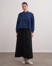 lexi crop gömlek lacivert 2