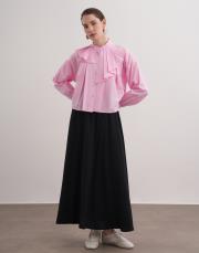 lexi crop gömlek pembe 2