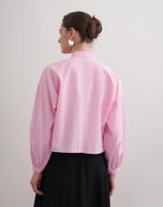 lexi crop gömlek pembe 3