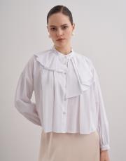 lexi crop gömlek beyaz