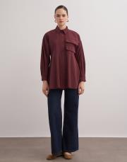 bianca gömlek bordo