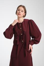 zeta etekli takım bordo 4