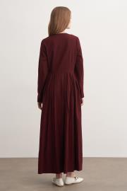 zaire elbise bordo 4