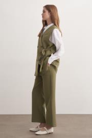 monica yelekli takım haki 2