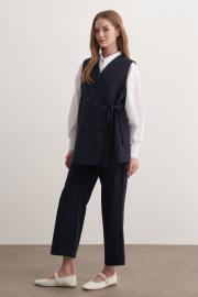 monica yelekli takım lacivert 2