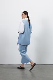 monica yelekli takım mavi 3