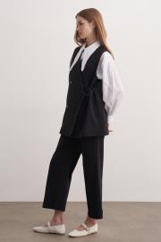 monica yelekli takım siyah 2