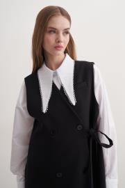 monica yelekli takım siyah 3