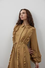 caitlyn elbise camel