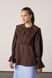 elsa gömlek kahve 2