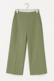 palazzo pantolon haki