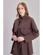 taffy gömlek acı kahve 2