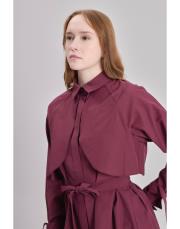 taffy gömlek bordo 2