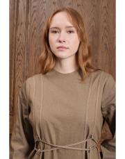 velta kot elbise haki 5