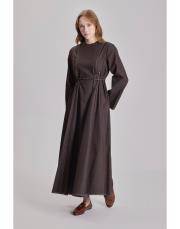 velta kot elbise kahve 2