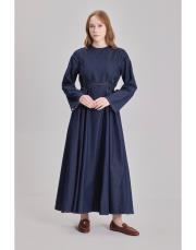 velta kot elbise mavi 2
