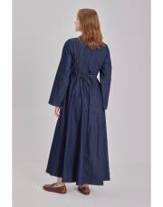 velta kot elbise mavi 4