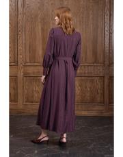 elora elbise mürdüm 4