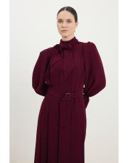 alexia elbise bordo 3