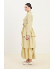 melody elbise sarı 2