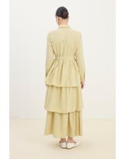 melody elbise sarı 8