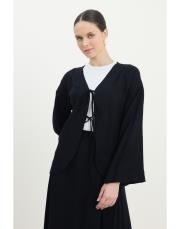 cute bağlamalı takım siyah