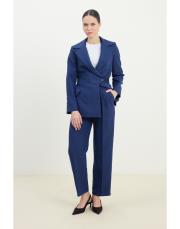 lady ceketli takım lacivert