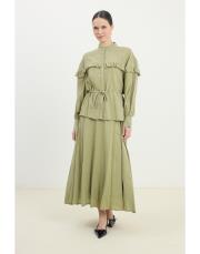 lovely etekli takım yeşil