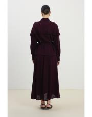 lovely etekli takım bordo 4