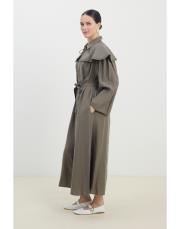 diana pelerinli elbise haki 2