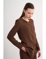 larry ceketli takım kahve