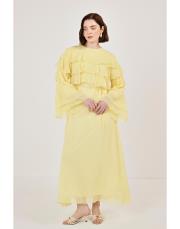 alivia elbise sarı 2