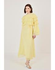 alivia elbise sarı 3