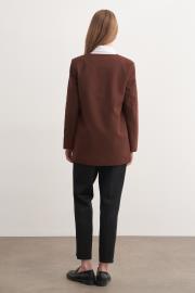 yan bağlamalı ceket kahve 4