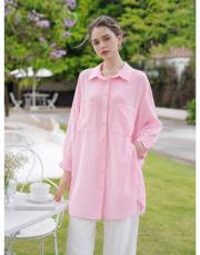 alena keten gömlek pembe